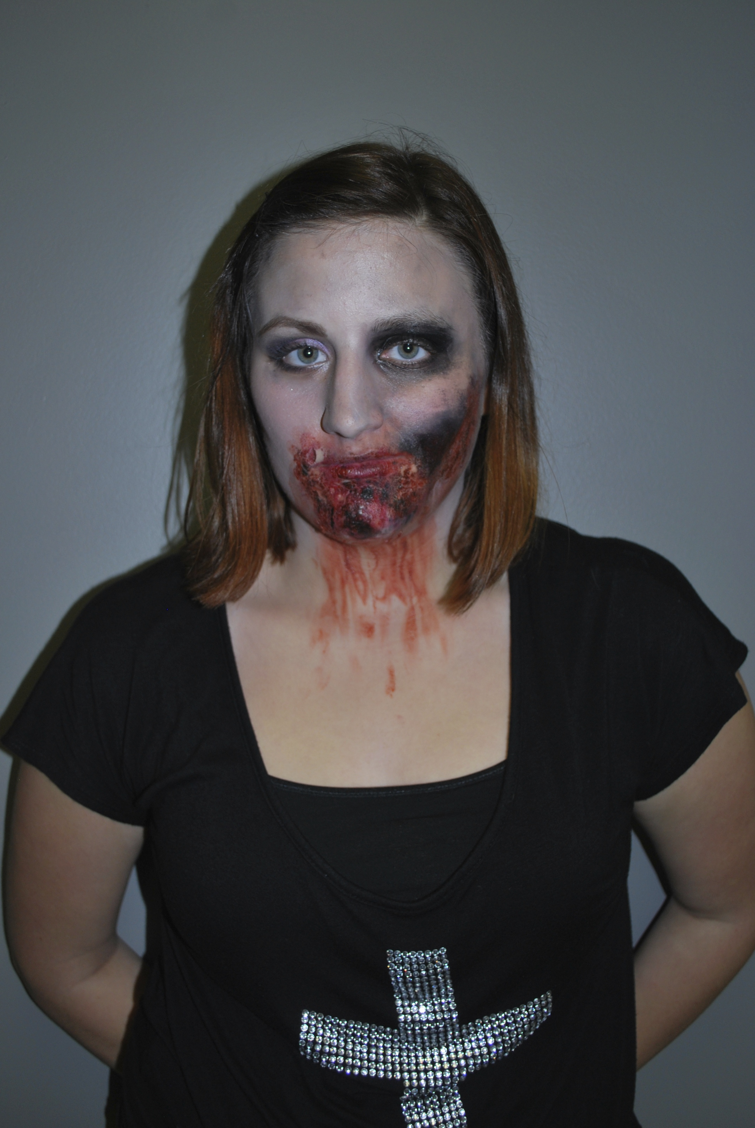Amber's Student Melissa Jones' Zombie Makeup