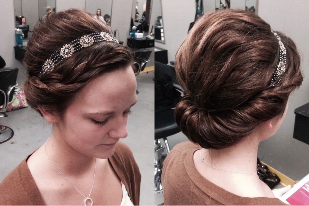 Twisted Updo via Amber's Beauty School